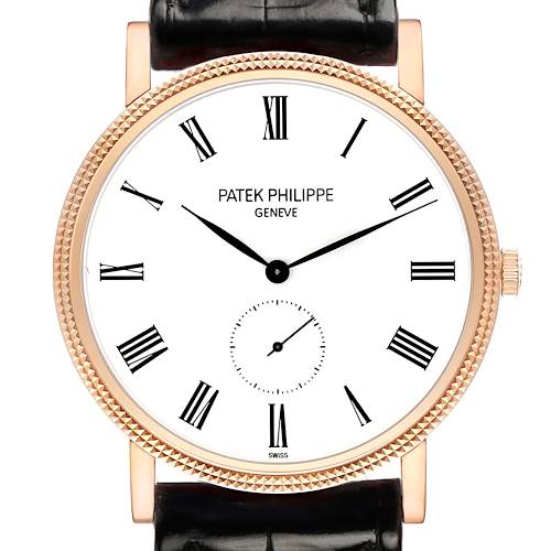 Photo of Patek Philippe Calatrava Rose Gold Mens Watch 5119 5119R