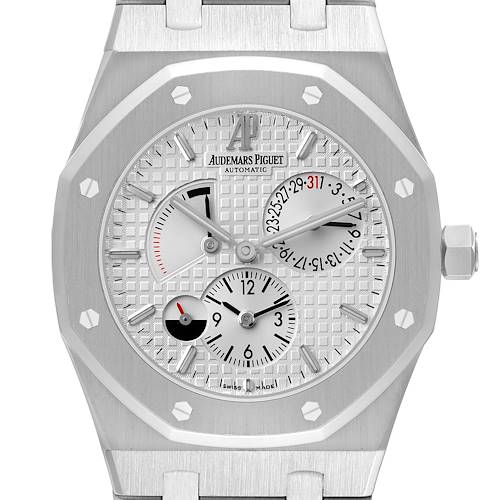 Photo of Audemars Piguet Royal Oak Dual Time Power Reserve Mens Watch 26120ST