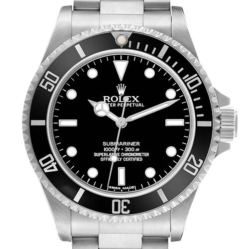 Photo of Rolex Submariner Non-Date 4 Liner Steel Mens Watch 14060