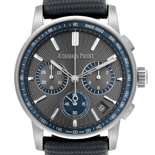 Photo of Audemars Piguet Code 11.59 Chronograph Steel Mens Watch 26393ST Box Card