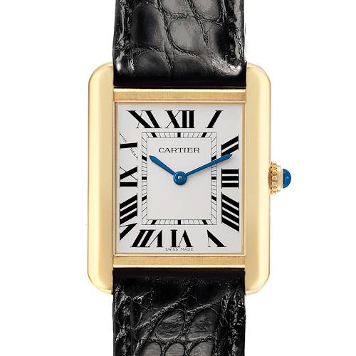Photo of Cartier Tank Solo Steel Yellow Gold Ladies Watch W5200002