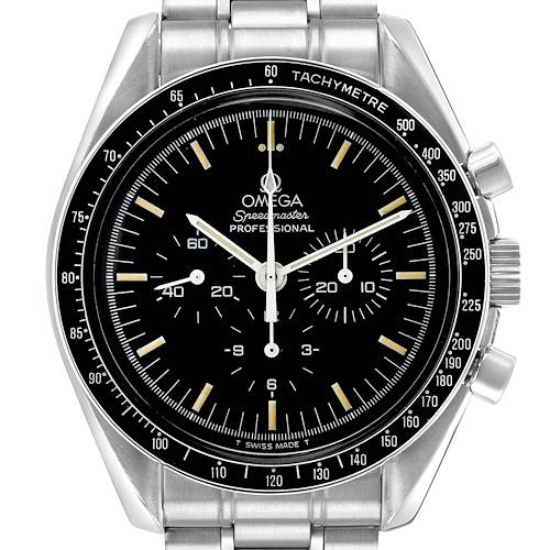 Photo of Omega Speedmaster 861 Steel Black Dial Mens Moon Watch 3590.50.00 Card