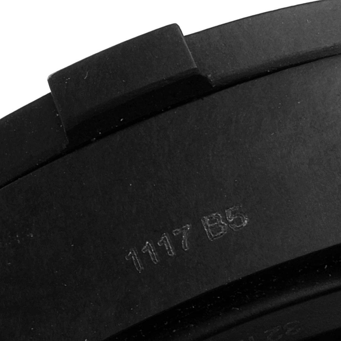 The image shows a close-up of the band clasp or bezel of the Breitling Avenger XB0180E4/BF31 Men's Ceramic Black Dial XB0180E4/BF31 Men's Ceramic Black Dial watch.