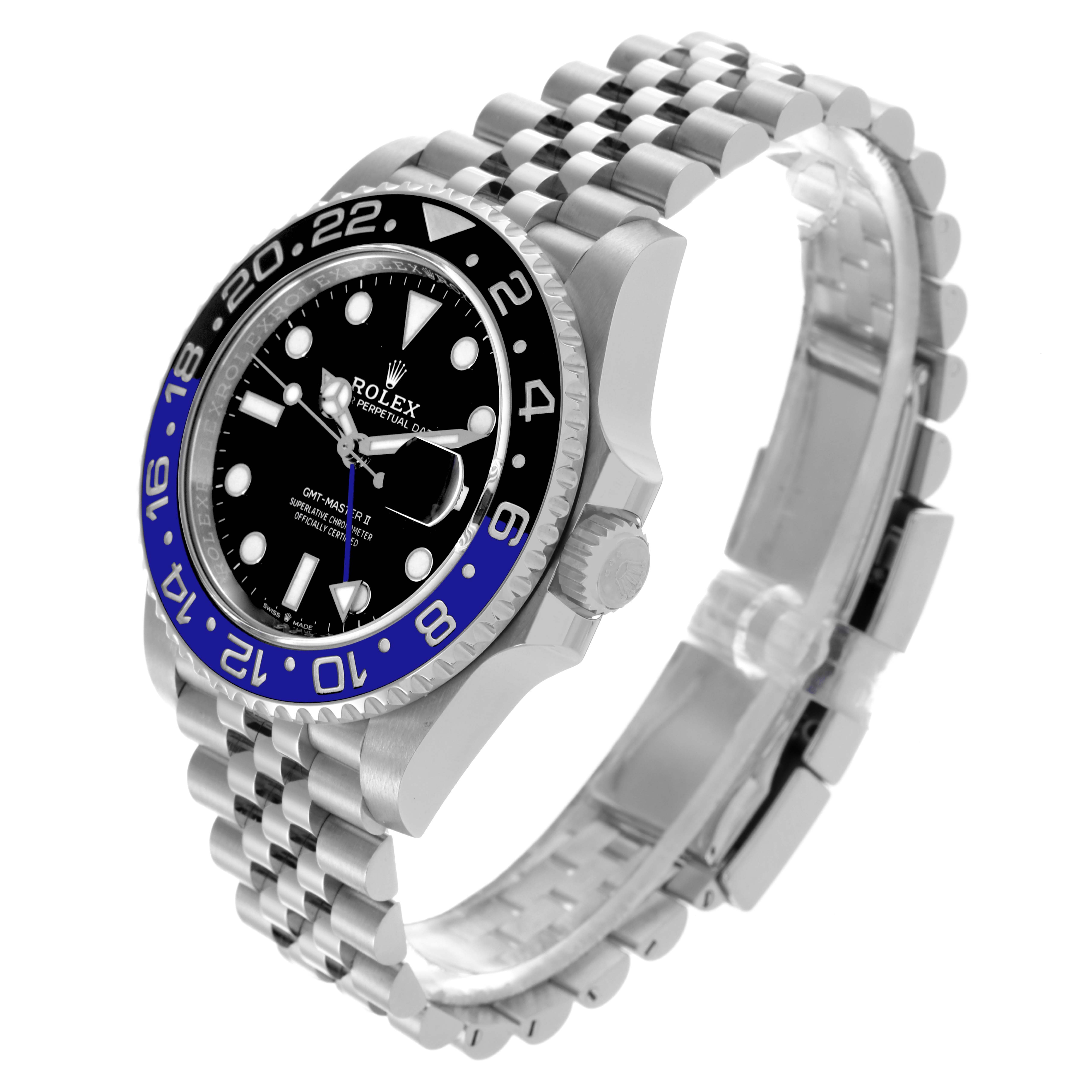 The Rolex GMT-Master 68251 Men's Stainless Steel Black Dial 68251 Men's Stainless Steel Black Dial is shown at a three-quarter angle displaying the bezel, dial, crown, and bracelet.