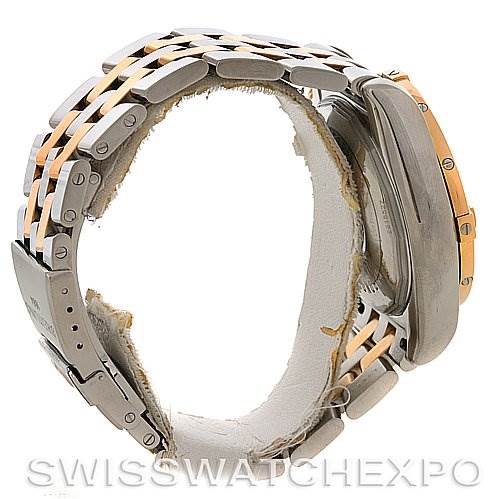 The image shows a side view of the Breitling Chronomat C1335611/K515-TT Men's Stainless Steel Burgundy Dial C1335611/K515-TT Men's Stainless Steel Burgundy Dial watch, highlighting its bracelet and clasp.