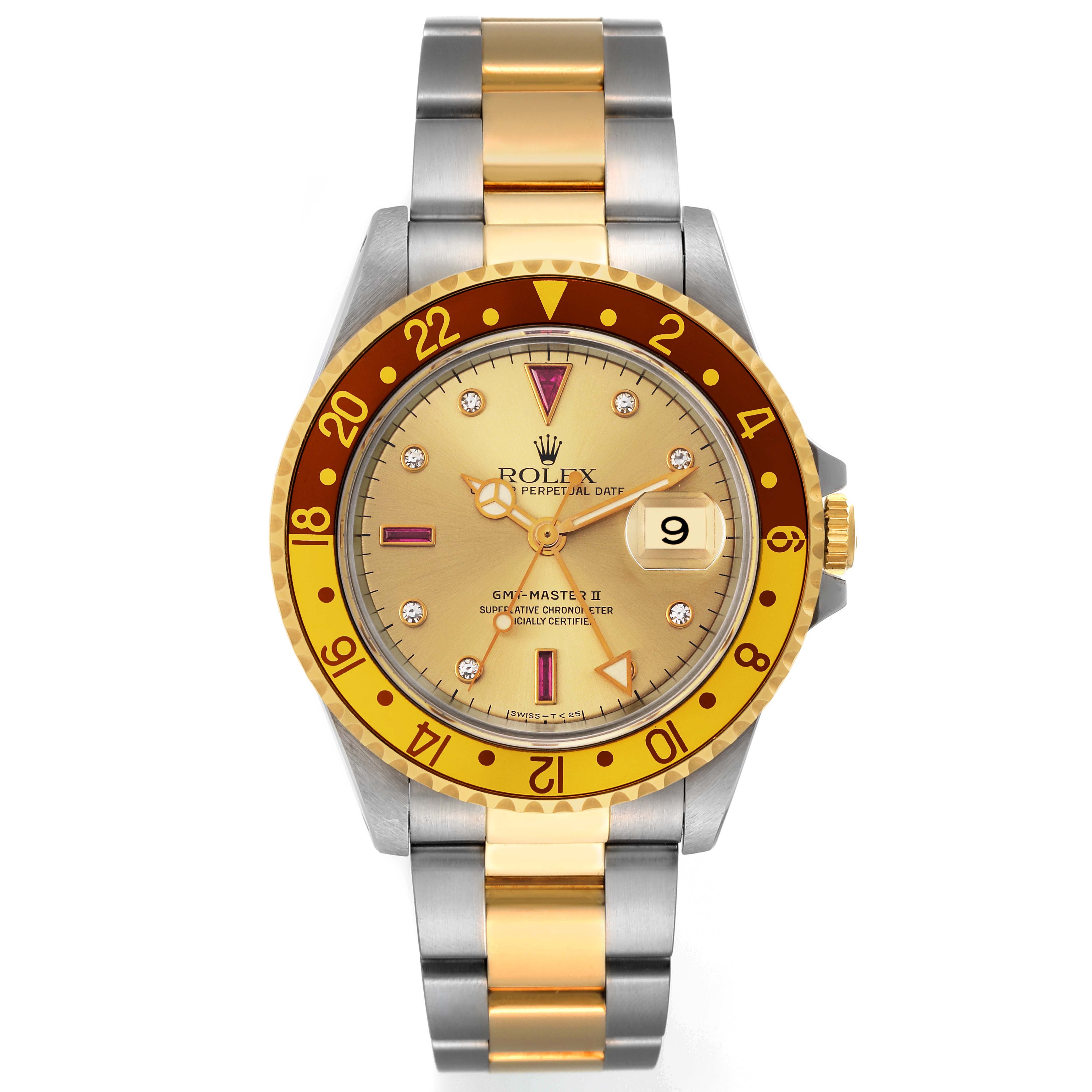 Rolex GMT-Master Steel and Gold (two tone) 16713 Stock 50519 - Main Image