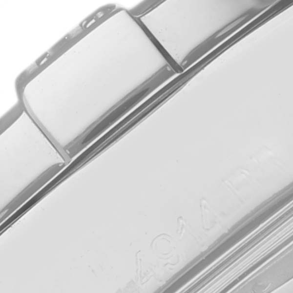 The image shows a close-up of the bracelet clasp for the Breitling A77388 Women's Stainless Steel Silver Dial A77388 Women's Stainless Steel Silver Dial Colt Lady A77388, highlighting its polish and engraved markings.