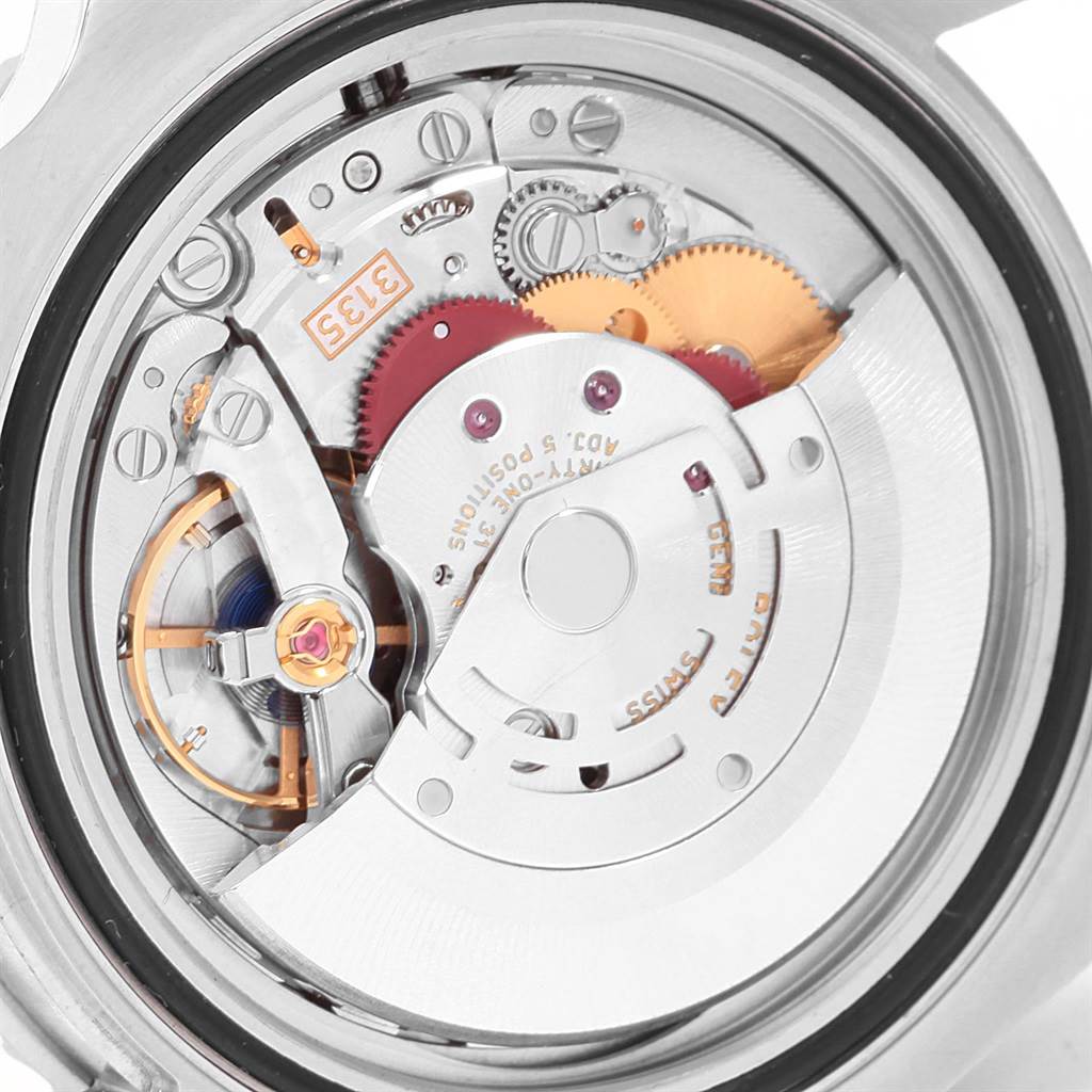 This image shows the internal movement mechanism of the Rolex Submariner 116610 Men's Stainless Steel Black Dial 116610 Men's Stainless Steel Black Dial watch, viewed from the back.