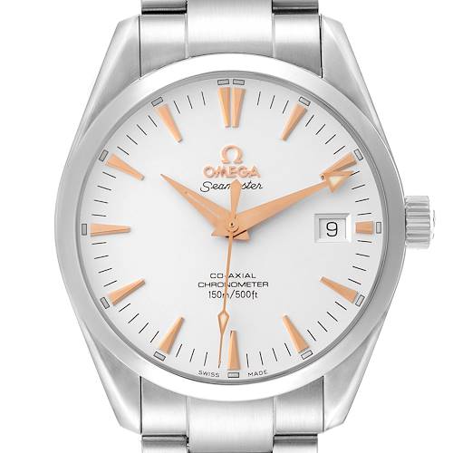 The Omega Seamaster model 2503.34.00 is shown from a front angle, displaying the dial, hands, bezel, crown, and part of the bracelet.