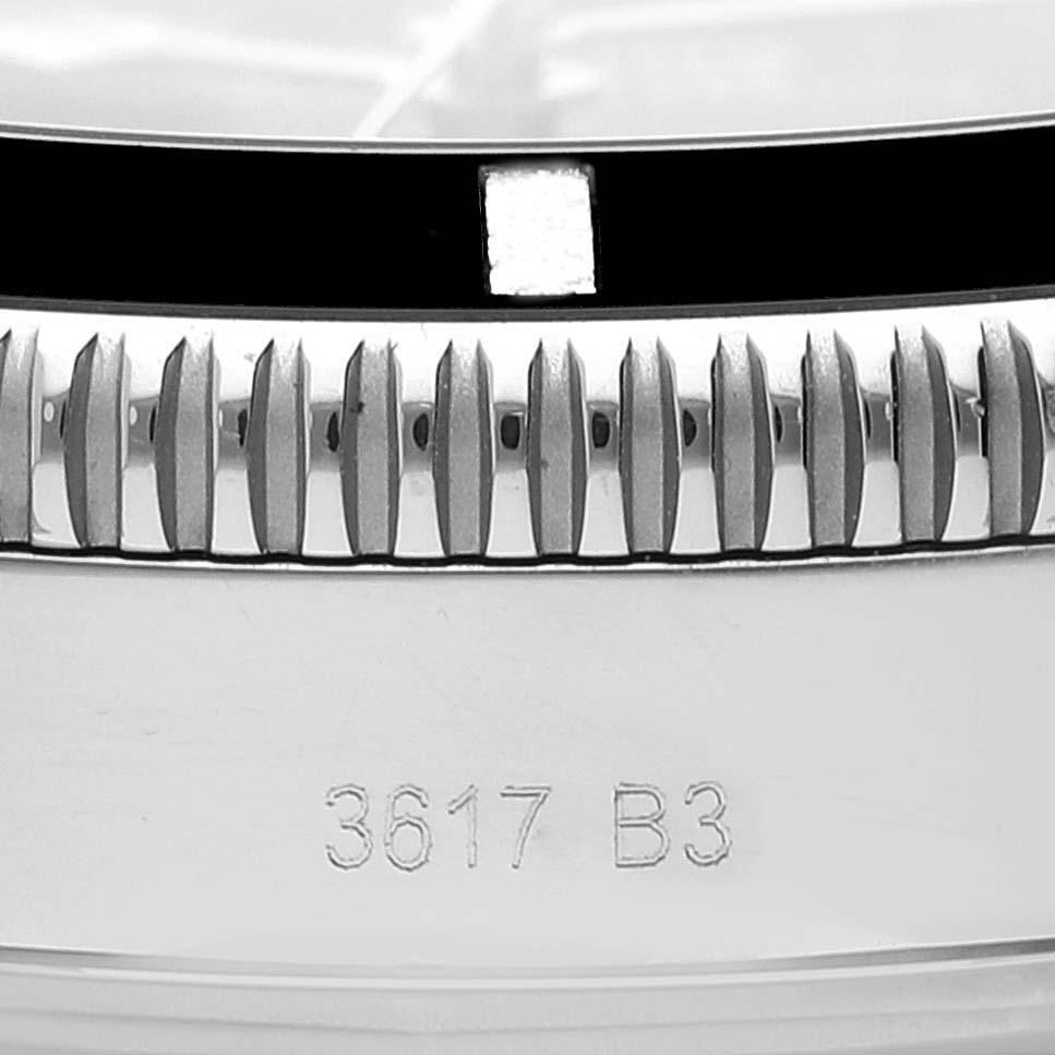 This close-up shows the bezel and case side of the Breitling Superocean AB202016-C961-152A Men's Stainless Steel Black Dial AB202016-C961-152A Men's Stainless Steel Black Dial watch, highlighting the model number "3617 B3."