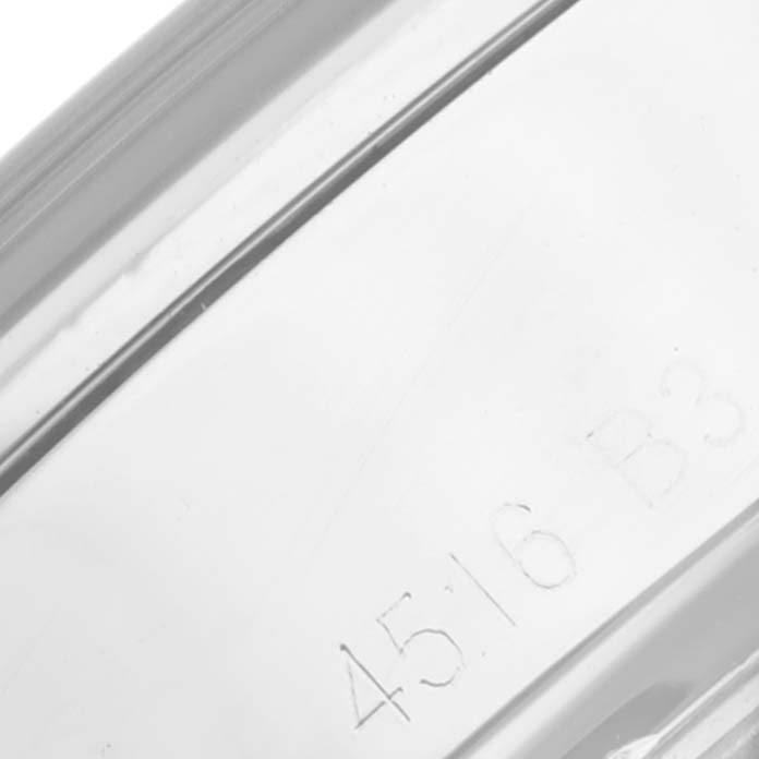 This image shows a close-up engraving on the bezel or casing of a Breitling Transocean A45310 Men's Stainless Steel White Dial A45310 Men's Stainless Steel White Dial watch.